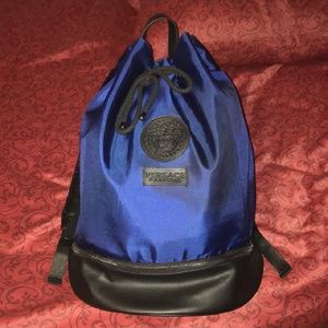 Authentic Versace royal blue Backpack